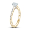 Thumbnail Image 1 of Monique Lhuillier Bliss Diamond Engagement Ring 5/8 ct tw Oval & Round-cut 18K Two-Tone Gold