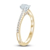Thumbnail Image 2 of Monique Lhuillier Bliss Diamond Engagement Ring 5/8 ct tw Oval & Round-cut 18K Two-Tone Gold