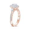 Thumbnail Image 1 of Monique Lhuillier Bliss Diamond Engagement Ring 1-1/4 ct tw Pear & Round-cut 18K Two-Tone Gold