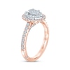 Thumbnail Image 1 of Monique Lhuillier Bliss Diamond Engagement Ring 1-1/4 ct tw Oval, Marquise & Round-cut 18K Two-Tone Gold