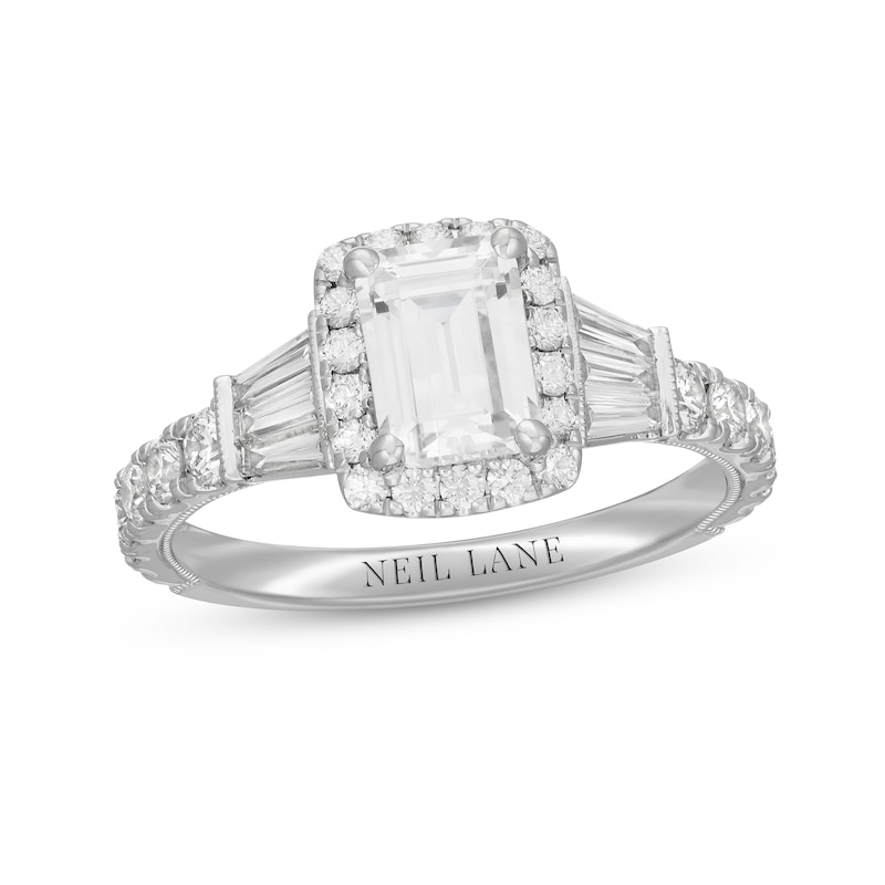 Neil Lane Premiere Diamond Engagement Ring 1-7/8 ct tw 14K White Gold