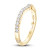 Thumbnail Image 2 of Monique Lhuillier Bliss Diamond Wedding Band 3/8 ct tw Round-cut 18K Yellow Gold