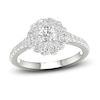 Thumbnail Image 0 of Diamond Engagement Ring 1-1/4 ct tw Round-cut 14K White Gold