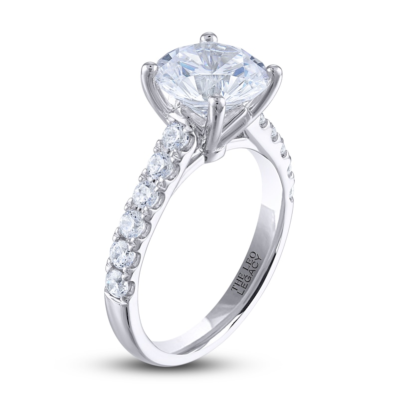 THE LEO Legacy Lab-Created Diamond Engagement Ring 3-1/2 ct tw 14K White Gold