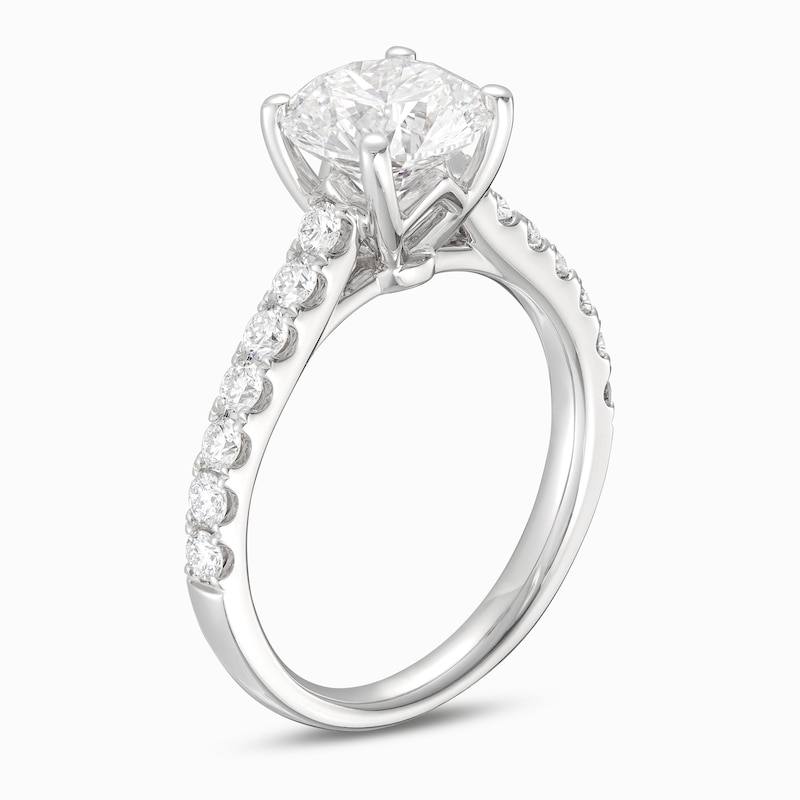 THE LEO Legacy Lab-Created Diamond Engagement Ring 2-3/8 ct tw 14K White Gold