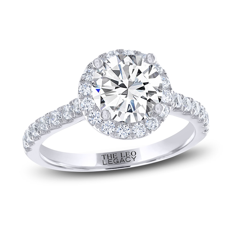 Barmhartig mate Geloofsbelijdenis THE LEO Legacy Lab-Created Diamond Engagement Ring 1-7/8 ct tw 14K White  Gold | Kay