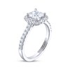 Thumbnail Image 2 of THE LEO Legacy Lab-Grown Diamond Princess-Cut Engagement Ring 1-3/8 ct tw 14K White Gold