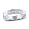 Thumbnail Image 0 of Men's THE LEO Ideal Cut Diamond Wedding Band 1/2 ct tw 14K White Gold