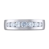 Thumbnail Image 3 of Men's THE LEO Ideal Cut Diamond Wedding Band 1 ct tw 14K White Gold