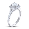THE LEO Ideal Cut Diamond Engagement Ring 1-3/8 ct tw Round-cut 14K White Gold