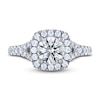 THE LEO Ideal Cut Diamond Engagement Ring 1-3/8 ct tw Round-cut 14K White Gold