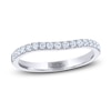 THE LEO Ideal Cut Diamond Wedding Band 1/4 ct tw Round-cut 14K White Gold