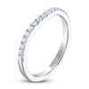 THE LEO Ideal Cut Diamond Wedding Band 1/4 ct tw Round-cut 14K White Gold