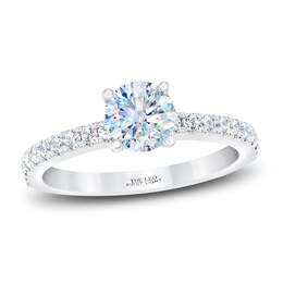 THE LEO First Light Diamond Engagement Ring 1-1/4 ct tw 14K White Gold