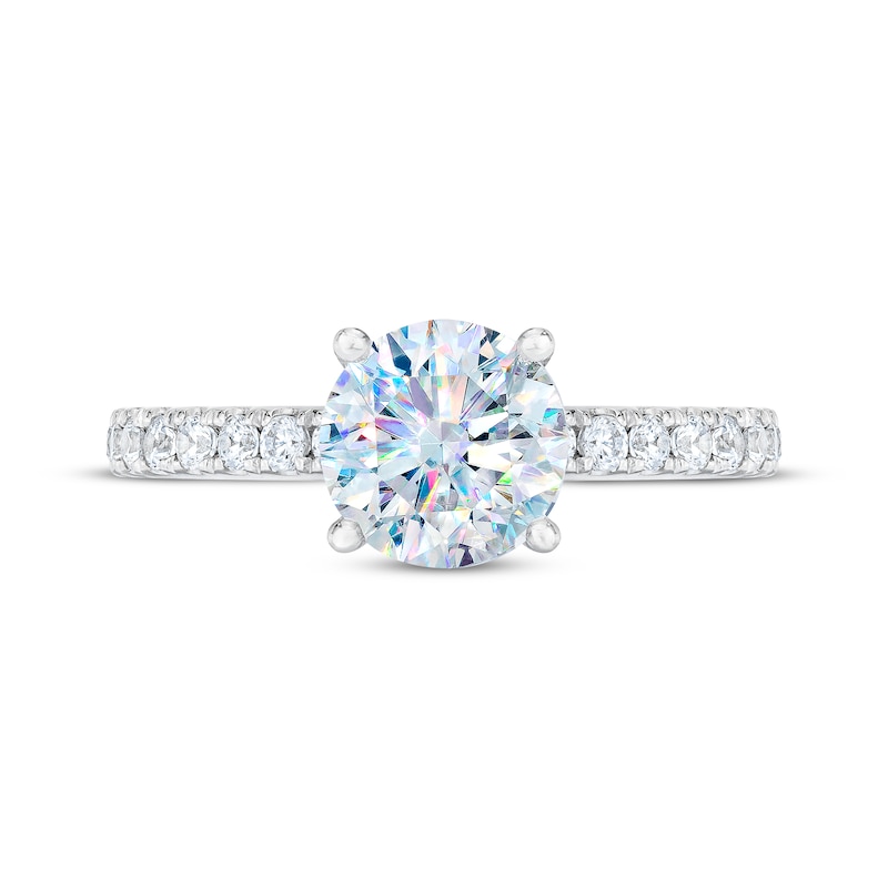 THE LEO First Light Diamond Engagement Ring 1-7/8 ct tw 14K White Gold