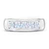 Thumbnail Image 2 of Men's THE LEO First Light Diamond Wedding Band 1 ct tw 14K White Gold