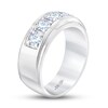 Thumbnail Image 1 of Men's THE LEO First Light Diamond Wedding Band 1-1/2 ct tw 14K White Gold