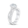 Thumbnail Image 2 of THE LEO First Light Diamond Oval-Cut Bridal Set 1-1/5 ct tw 14K White Gold