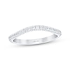 Thumbnail Image 9 of THE LEO First Light Diamond Wedding Band 1/4 ct tw 14K White Gold