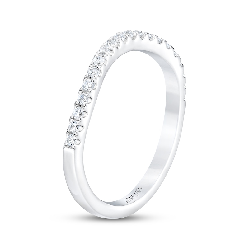 Main Image 10 of THE LEO First Light Diamond Wedding Band 1/4 ct tw 14K White Gold