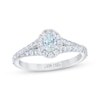THE LEO First Light Diamond Oval-Cut Engagement Ring 3/4 ct tw 14K White Gold