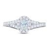 Thumbnail Image 3 of THE LEO First Light Diamond Oval-Cut Engagement Ring 3/4 ct tw 14K White Gold