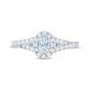Thumbnail Image 4 of THE LEO First Light Diamond Oval-Cut Engagement Ring 3/4 ct tw 14K White Gold