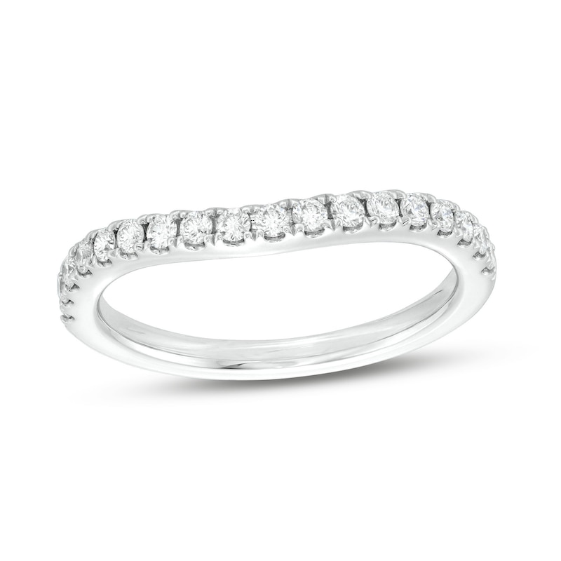 Main Image 1 of THE LEO First Light Diamond Wedding Band 1/3 ct tw 14K White Gold