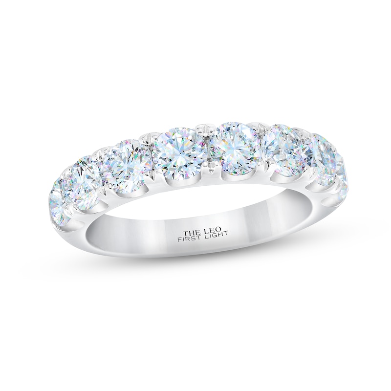 Main Image 1 of THE LEO First Light Diamond Anniversary Ring 2 ct tw 14K White Gold