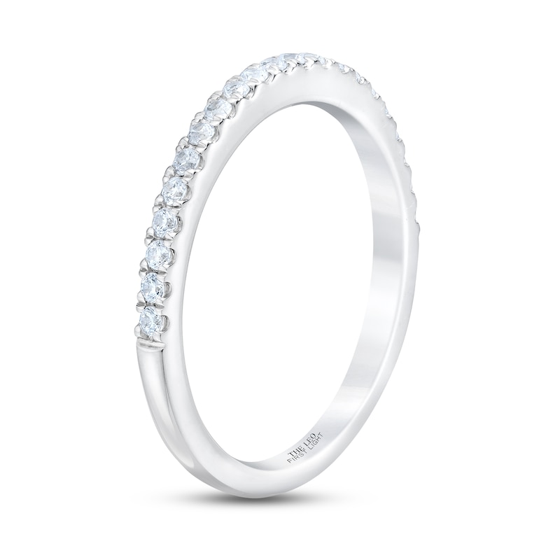 THE LEO First Light Diamond Wedding Band 1/4 ct tw 14K White Gold