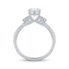 Lab-Created Diamonds by KAY Diamond Oval-Cut Engagement Ring 2 ct tw 14K White Gold