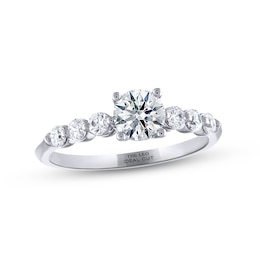 THE LEO Ideal Cut Diamond Engagement Ring 1 ct tw 14K White Gold