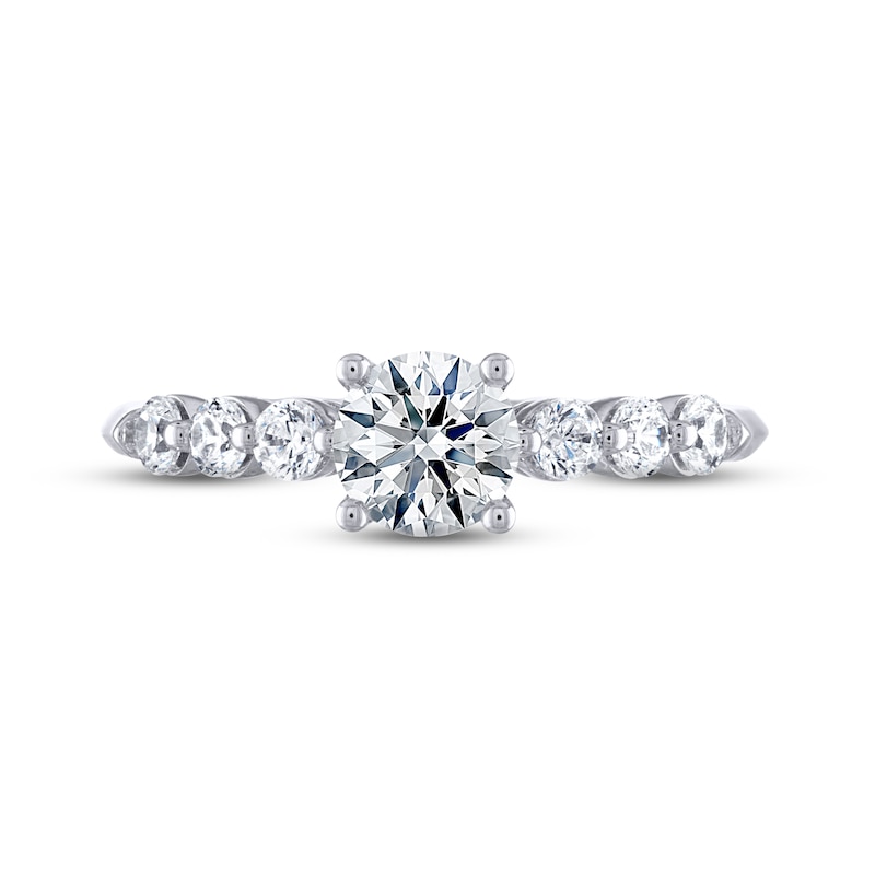 Main Image 3 of THE LEO Ideal Cut Diamond Engagement Ring 1 ct tw 14K White Gold