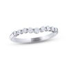 Thumbnail Image 1 of THE LEO Ideal Cut Diamond Wedding Band 1/3 ct tw Round-cut 14K White Gold