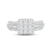 Thumbnail Image 3 of Now + Forever Diamond Engagement Ring 1-1/2 ct tw Princess & Round-cut 14K White Gold