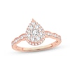Thumbnail Image 1 of Now + Forever Diamond Engagement Ring 5/8 ct tw Round-cut 14K Rose Gold
