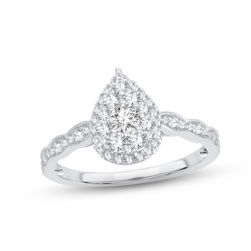 Main Image 1 of Now + Forever Diamond Engagement Ring 5/8 ct tw Round-cut 14K White Gold