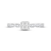 Thumbnail Image 2 of Multi-Diamond Engagement Ring 1/3 ct tw Princess & Round-cut 14K White Gold