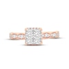 Thumbnail Image 3 of Now + Forever Multi-Diamond Engagement Ring 1 ct tw Princess & Round-cut 14K Rose Gold
