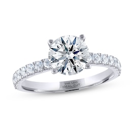 THE LEO Ideal Cut Diamond Engagement Ring 1-7/8 ct tw 14K White Gold