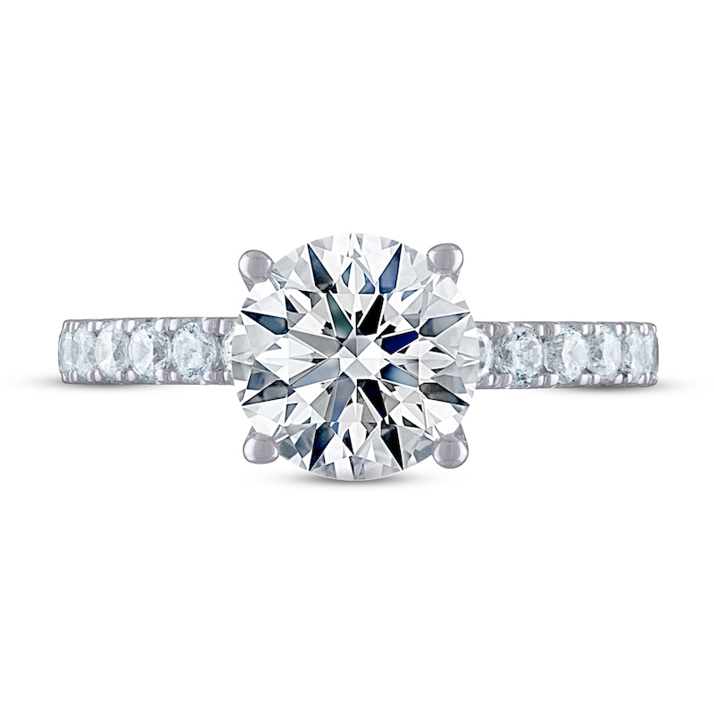 Main Image 3 of THE LEO Ideal Cut Diamond Engagement Ring 2-3/8 ct tw 14K White Gold