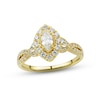 Diamond Engagement Ring 1 ct tw Marquise, Pear & Round-cut 14K Yellow Gold
