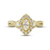Thumbnail Image 2 of Diamond Engagement Ring 1 ct tw Marquise, Pear & Round-cut 14K Yellow Gold