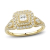 Thumbnail Image 0 of Diamond Engagement Ring 1 ct tw Princess, Pear & Round-cut 14K Yellow Gold