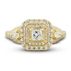 Thumbnail Image 2 of Diamond Engagement Ring 1 ct tw Princess, Pear & Round-cut 14K Yellow Gold