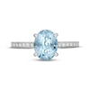Thumbnail Image 3 of Neil Lane Aquamarine Engagement Ring 1/2 ct tw Diamonds 14K White Gold