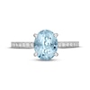 Thumbnail Image 2 of Neil Lane Aquamarine Engagement Ring 1/2 ct tw Diamonds 14K White Gold