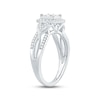 Thumbnail Image 2 of Now + Forever Diamond Engagement Ring 1/2 ct tw Princess & Round-cut 10K White Gold