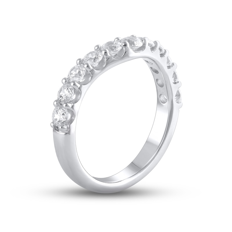 Main Image 2 of Lab-Grown Diamonds Anniversary Band 1 ct tw 14K White Gold