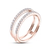 THE LEO Diamond Enhancer Ring 1/2 ct tw Round-cut 14K Rose Gold